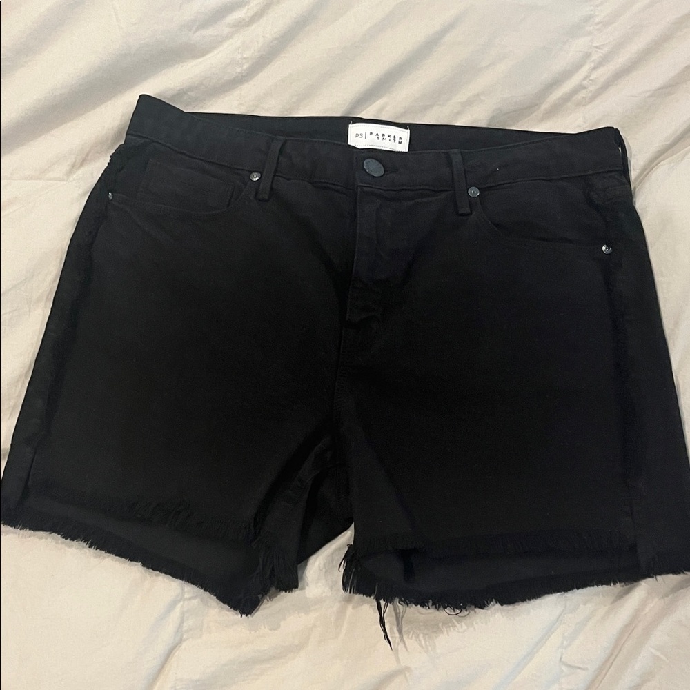 PARKER SMITH Black Jean Shorts